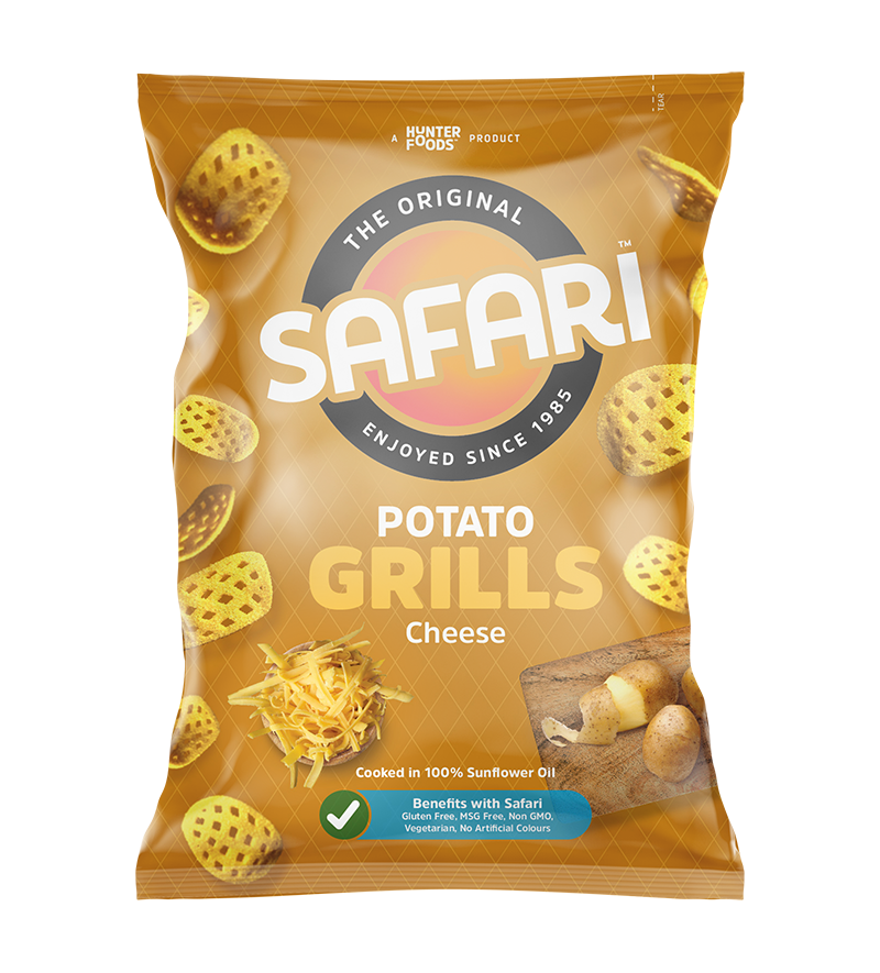 Potato Grills Cheese Safari Chips