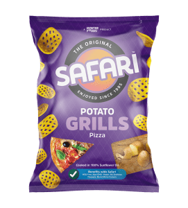 safari potato grills pizza chips pack