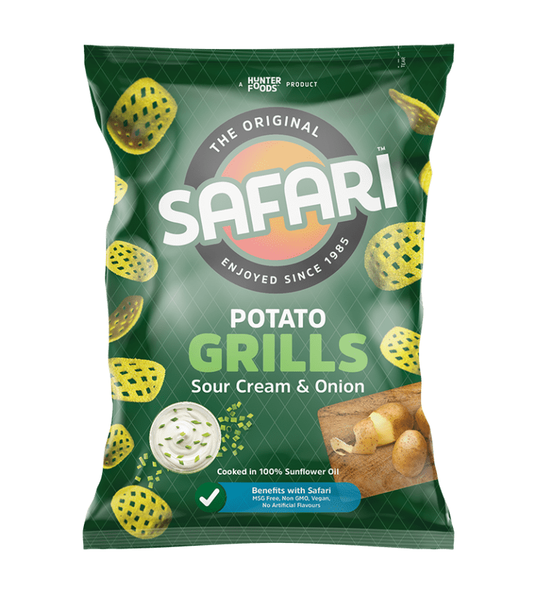 safari potato grills souer cream and onion chips
