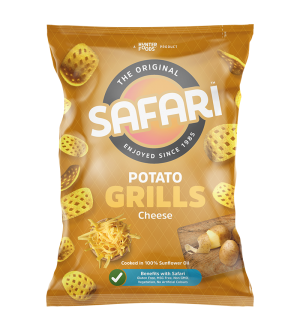 safari potato grills cheese chips pack