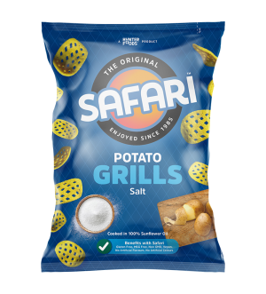 safari potato grills salt chips pack